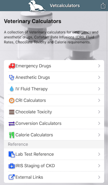 Vetcalculators App